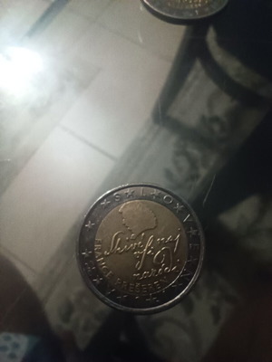Slovenia 2 euro coin used, circulated 2007