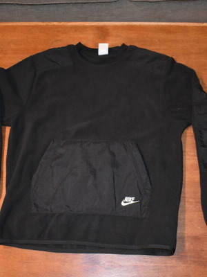 Nike fleece size S like new, black, oversized fit