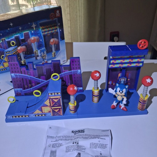 Sonic The Hedgehog Studiopolis Zone Playset Jakks Pacific like new
