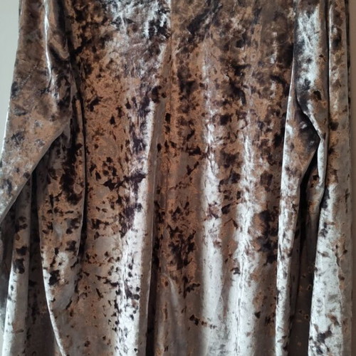 Velvet jacket silver, like new, size L