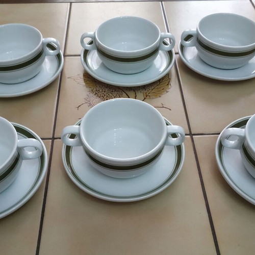 Thomas Germany soup cups set of six like new