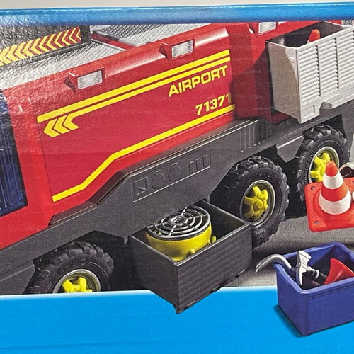 Playmobil City Action 71371 Airport Fire Truck with Sounds and Lights new