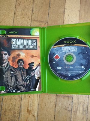 Xbox Commandos Strike Force game used, complete