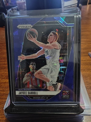 Jaycee Carroll 2024-25 Panini Prizm EuroLeague Blue Prizm card