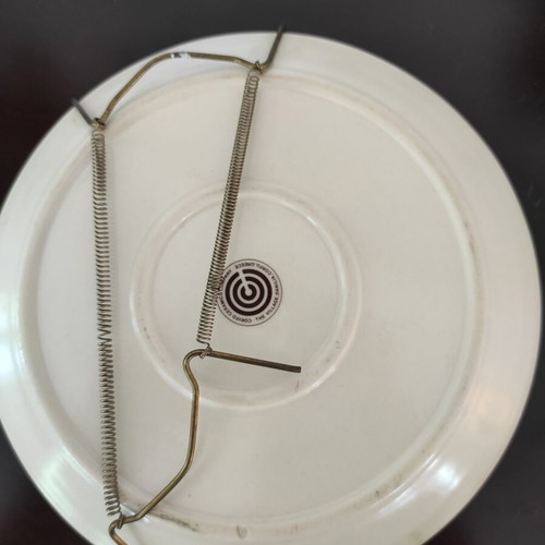 Decorative plate Ship new with metal hanger 18 cm