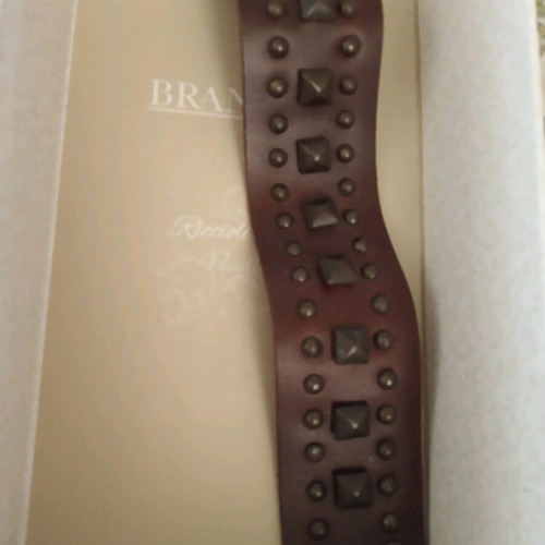 Leather bracelet new with trucks
