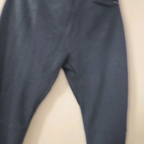 Bershka men's jogger with fleece lining blue large like new