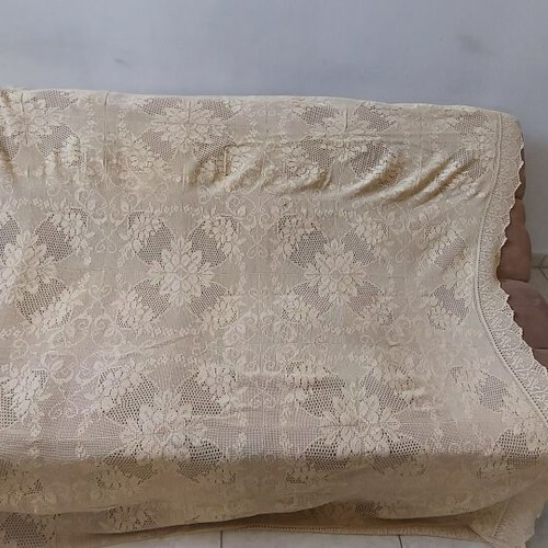 Embroidery handmade vintage used 175 × 160