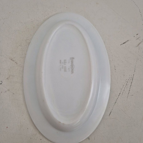 Oval Harmonia serving platter made of porcelain new