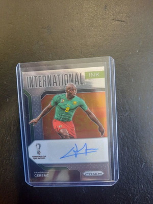 Panini Prizm Fifa World Cup Qatar 2022 Geremi International Ink Auto like new