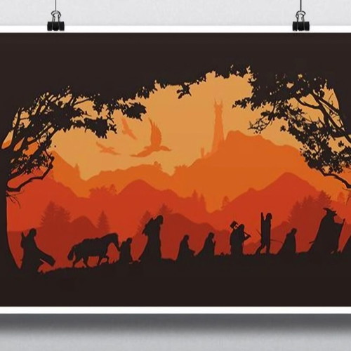 Lord of the Rings posters new, set of two