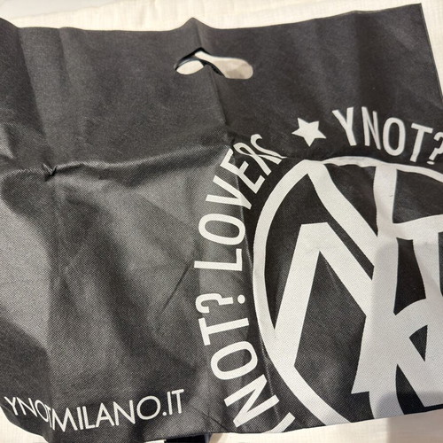 Ynot? Milan Backpack new, navy with gold details
