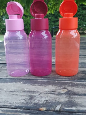 Tupperware Cool and Chic Eco Water Bottles Set of 3, 350 ml, new