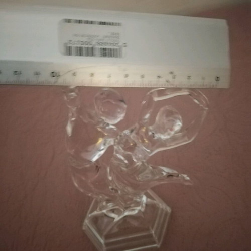 Vintage crystal figurine of two dancers like new