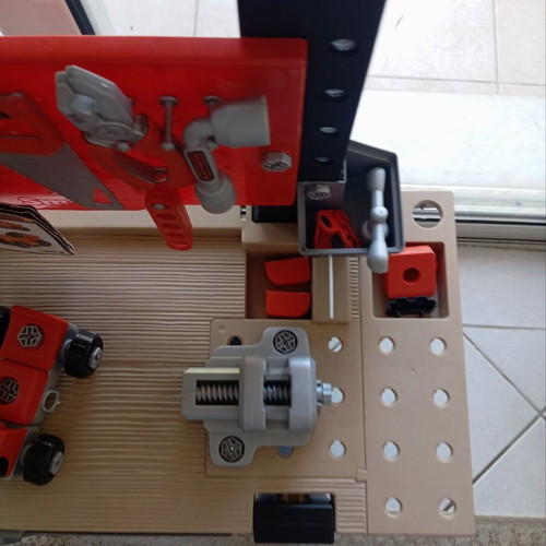 Smoby Black and Decker Workbench used