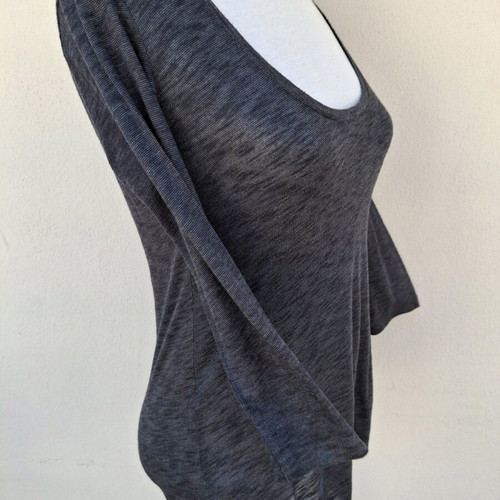 Stradivarius blouse dark gray like new, size M
