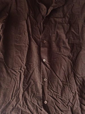 Brown shirt with long sleeves used, size M