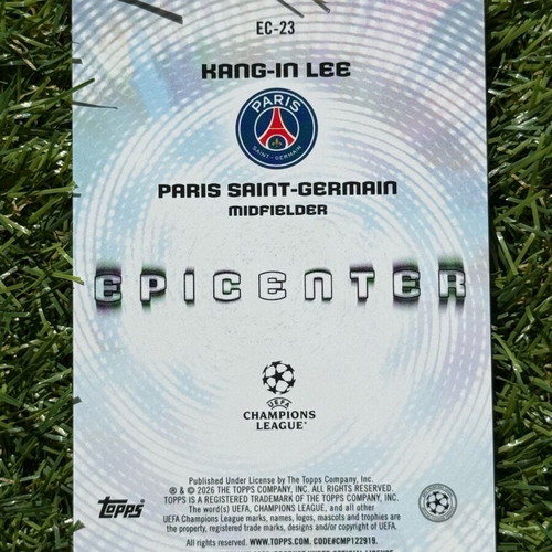 Kang-In Lee 2025-26 Topps UEFA UCC Epicenter Case Hit SSP card new
