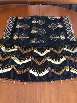 Oriental belt and pareo new, traditional dance costume