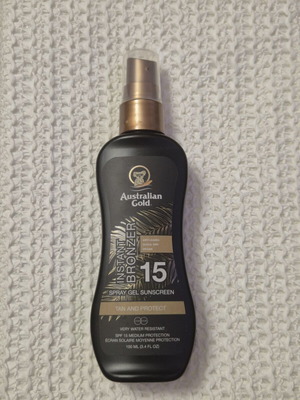 Australian Gold Instant Bronzer SPF 15 αντηλιακό spray gel 100ml