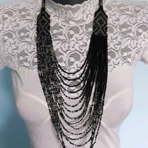 Navaho style multilayer necklace new, handmade