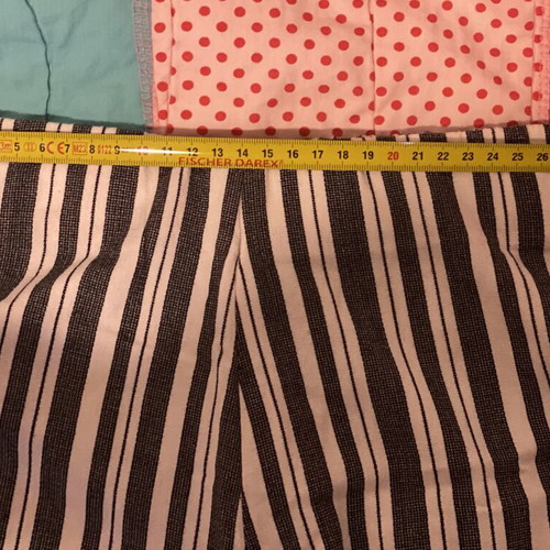 Pull & Bear high-waisted striped culottes, black and white