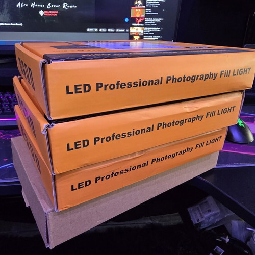 LED Video Lights set of 4 for streaming and photography new