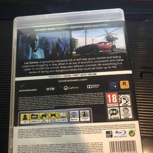 Grand Theft Auto V PlayStation 3 game like new