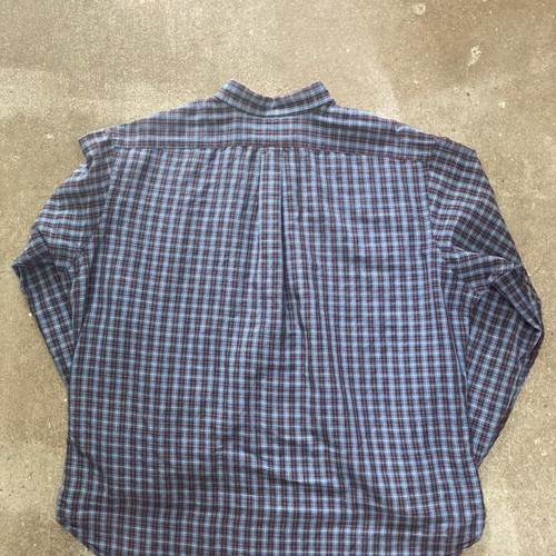 Ralph Lauren Oxford Classic Fit XXL Long Sleeve Shirt, blue red black