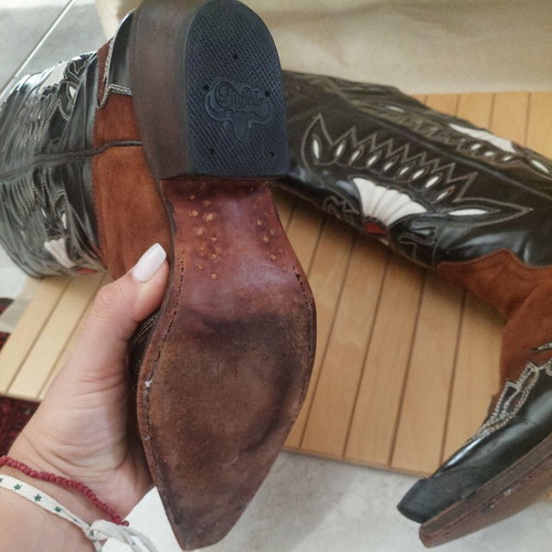 Buffalo Western Boots Flora like new, brown leather, size 38