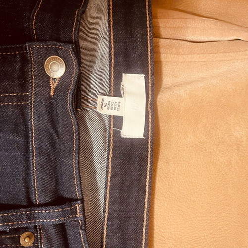 H&M Stretch Denim Pants Women Like New, Size 52 Blue