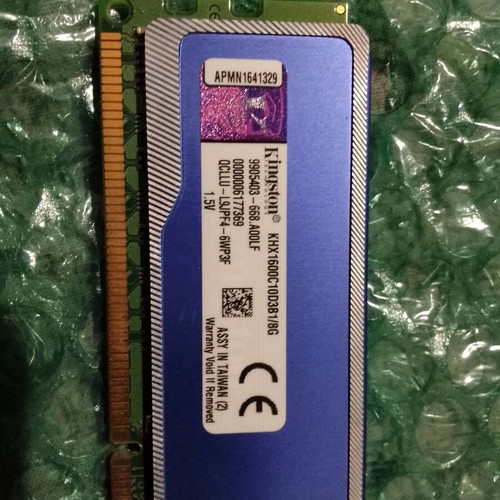 Kingston HyperX Blu 8GB DDR3 1600MHz Desktop RAM
