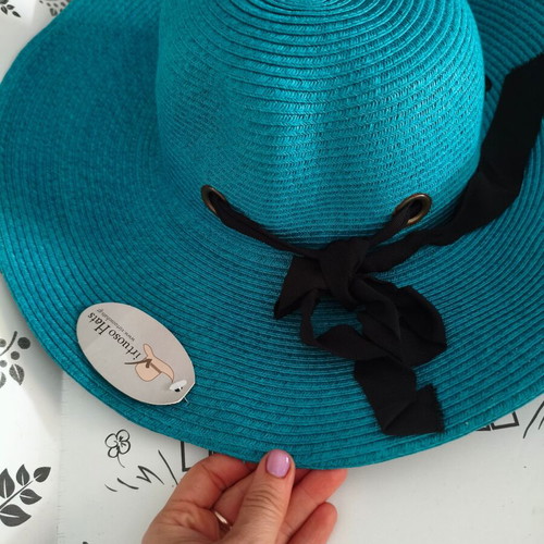 Virtuoso Hats handmade blue hat new, size M