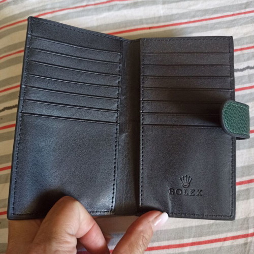 Rolex wallet, green