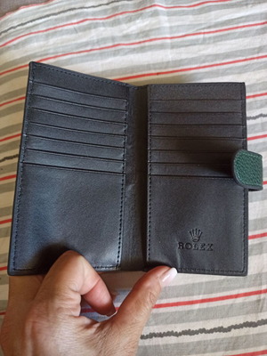 Rolex wallet, green