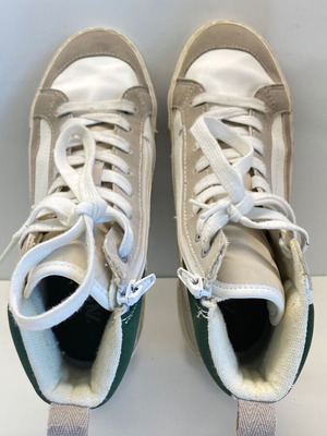 Zara kids' boots with zipper size 36 like new, white beige