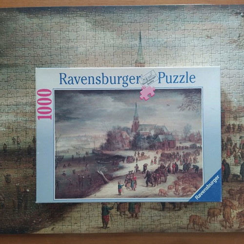 Puzzle Ravensburger Brueghel 1000 used, complete