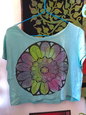 Μπλούζα Pink Woman με ονειροπαγίδα σε boho στυλ, καινούργια, μέγεθος Large