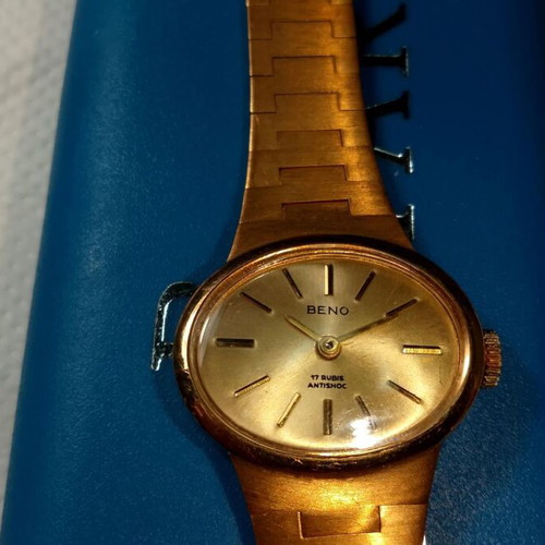 Beno Women's Wristwatch 17 Rubis Antismoc 1960-1970 Manual New