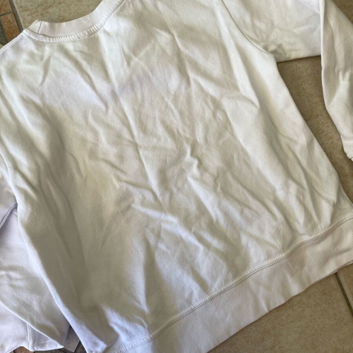 White Zara sweatshirt used, size S