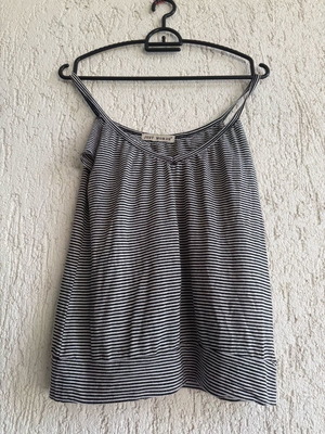 Striped tank top used size M