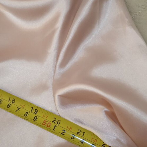 Satin blouse used, romantic pink, size L