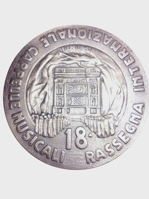 Commemorative medal 18th international choir meeting Loreto 1978 like new