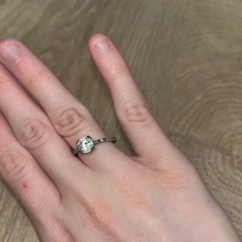 Swarovski ring size 55 like new, silver