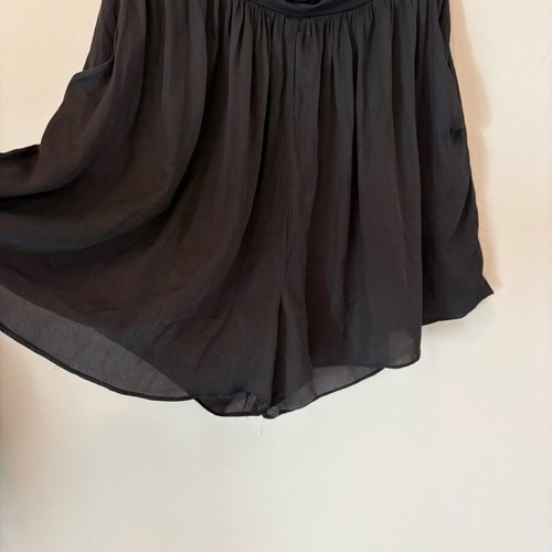 BSB women's black wide shorts used with pockets