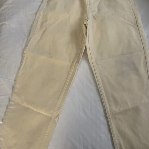 Bershka mom fit jeans new beige yellow size S
