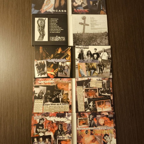 Carcass The Pathologist's Report 6CD and 5DVD like new metal set