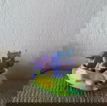 Superzings 9 φιγούρες με 2 οχήματα και 4 δίσκους, σαν καινούργια