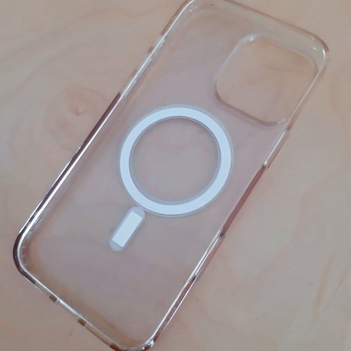 MagSafe transparent iPhone 16 Pro Max case, crystal clear magnetic