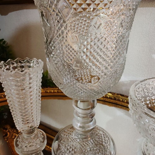 Vintage glass lot with Avon, Anchor Hocking, Grapponia bowl, Soliflore vase
